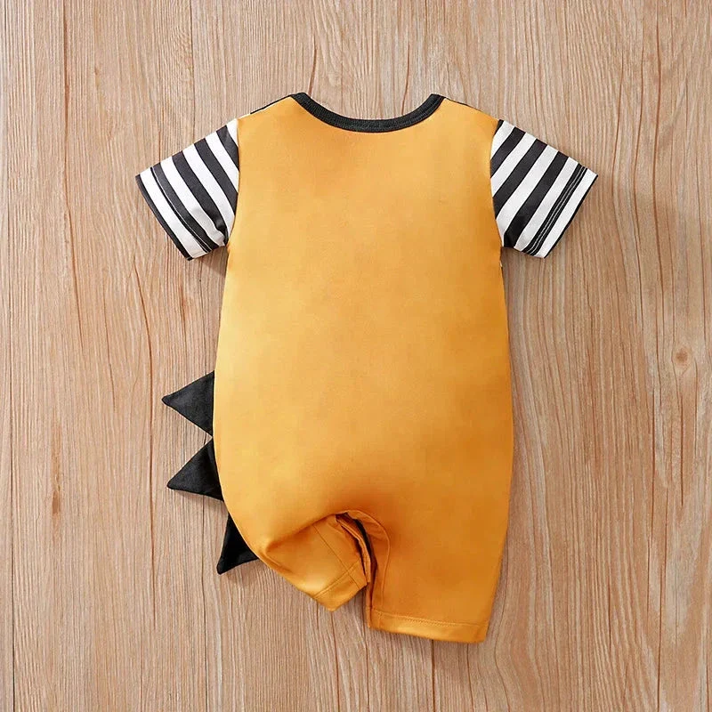 Zebra Baby Short Sleeve Romper with 3D Detail (0–18M) - Image 3