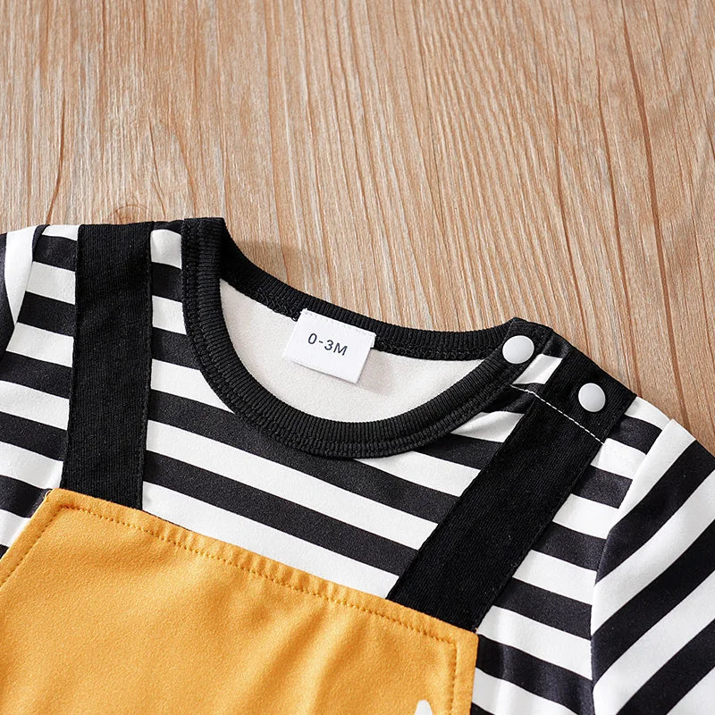 Zebra Baby Short Sleeve Romper with 3D Detail (0–18M) - Image 4